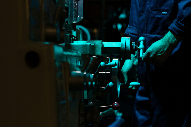 Engineers working with industrial control systems